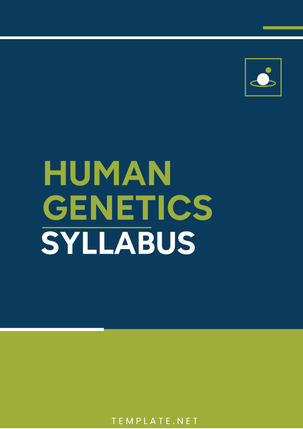 Human Genetics Syllabus Template