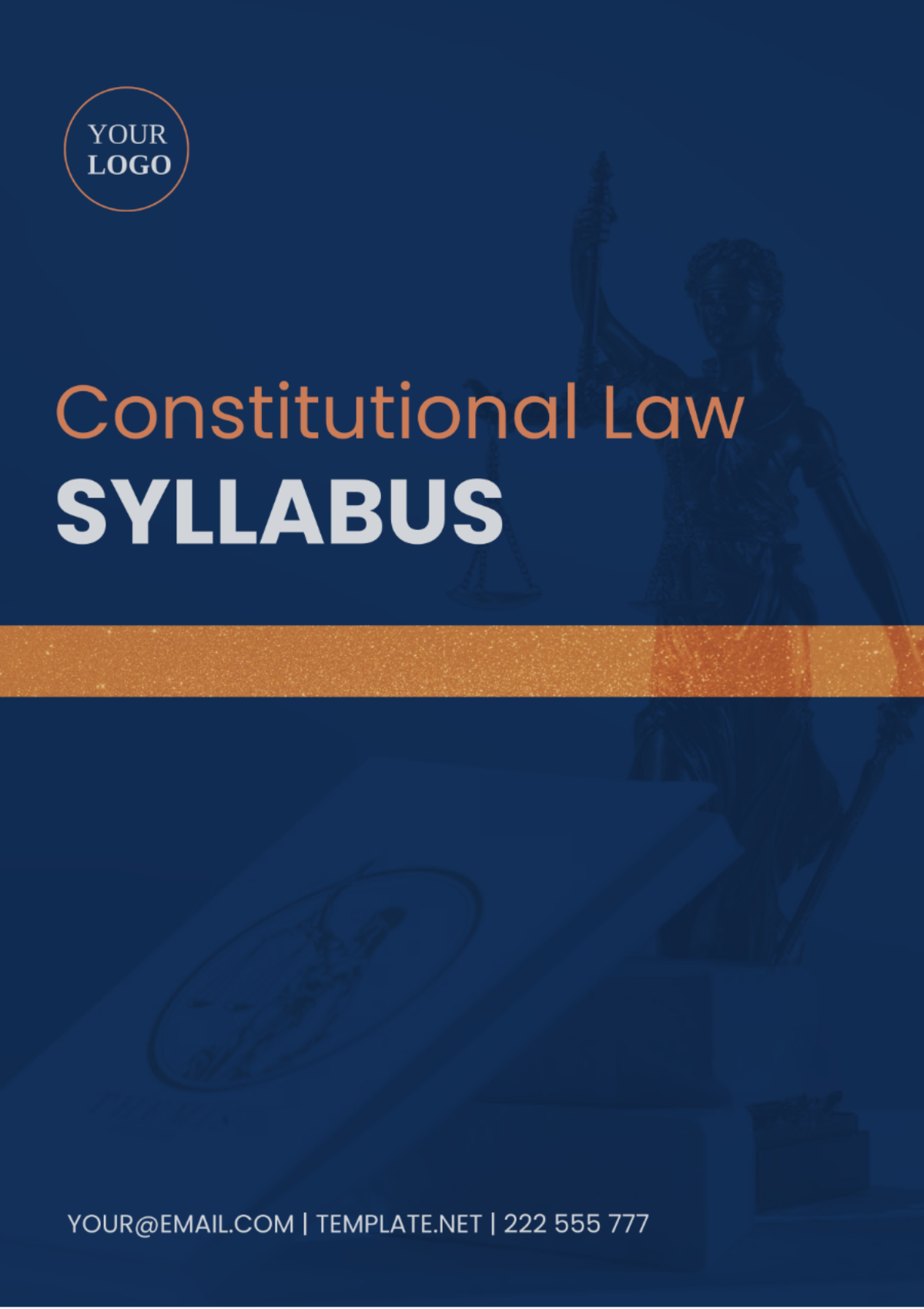 Constitutional Law Syllabus Template