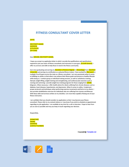 gym cover letter examples no experience