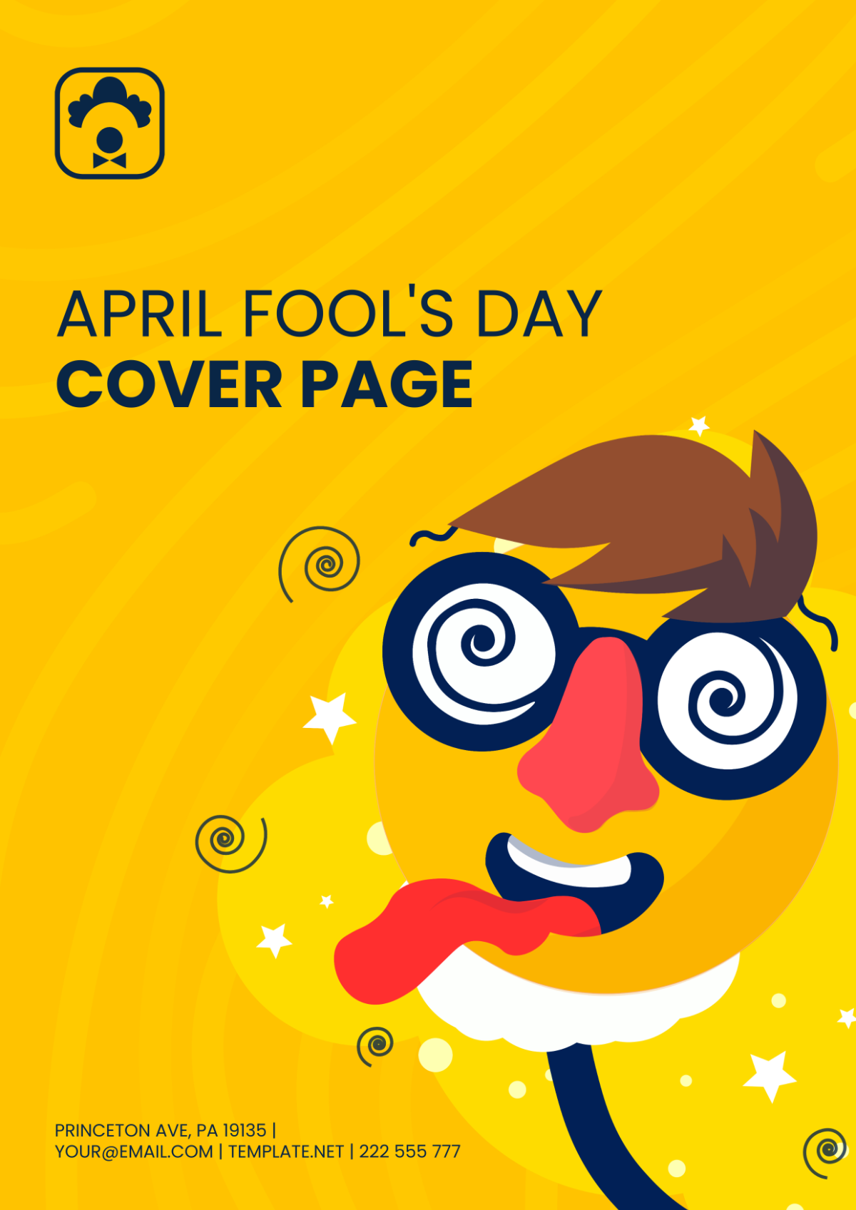 April Fool's Day Cover Page Template