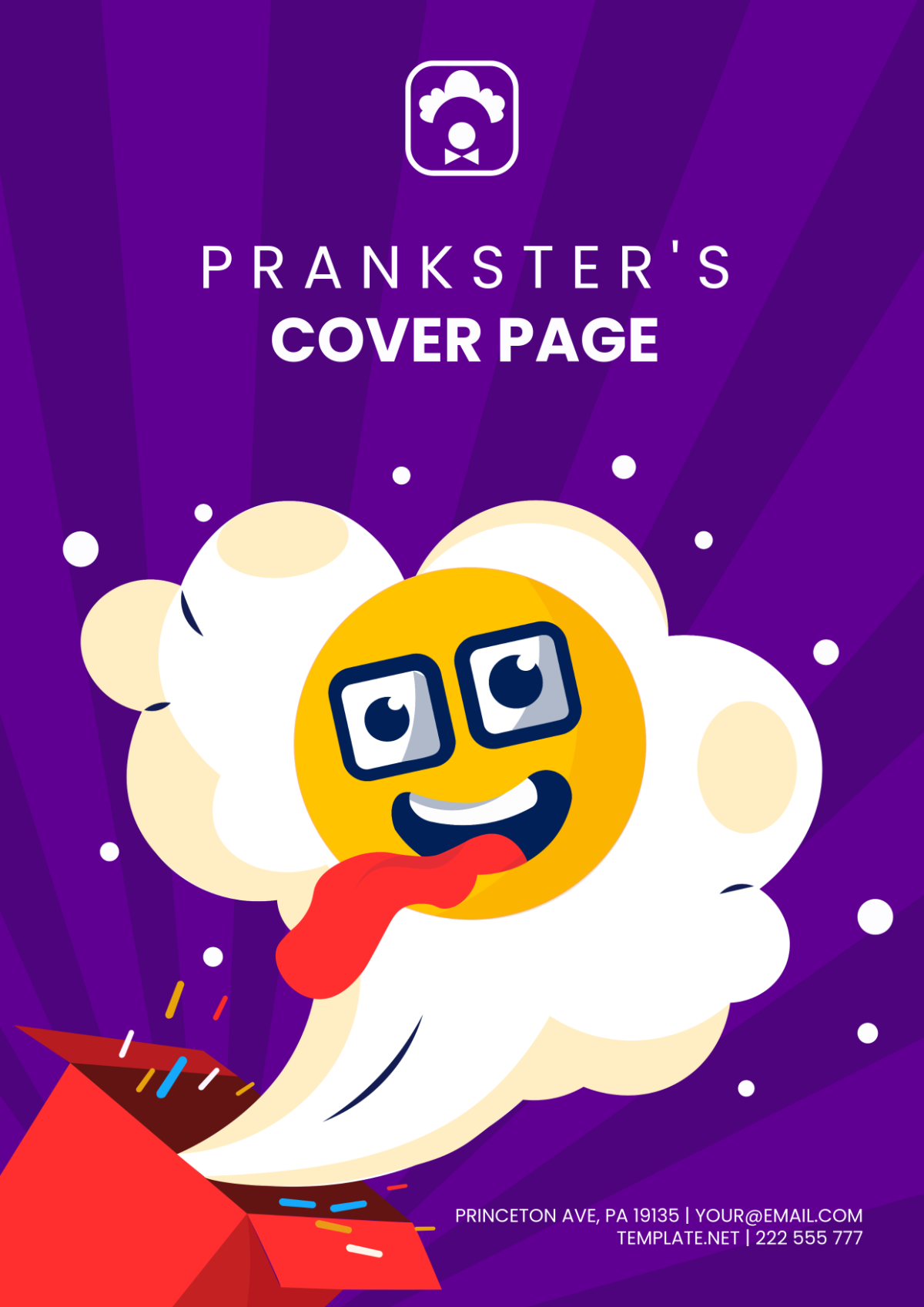 Prankster's Cover Page Template - Edit Online & Download