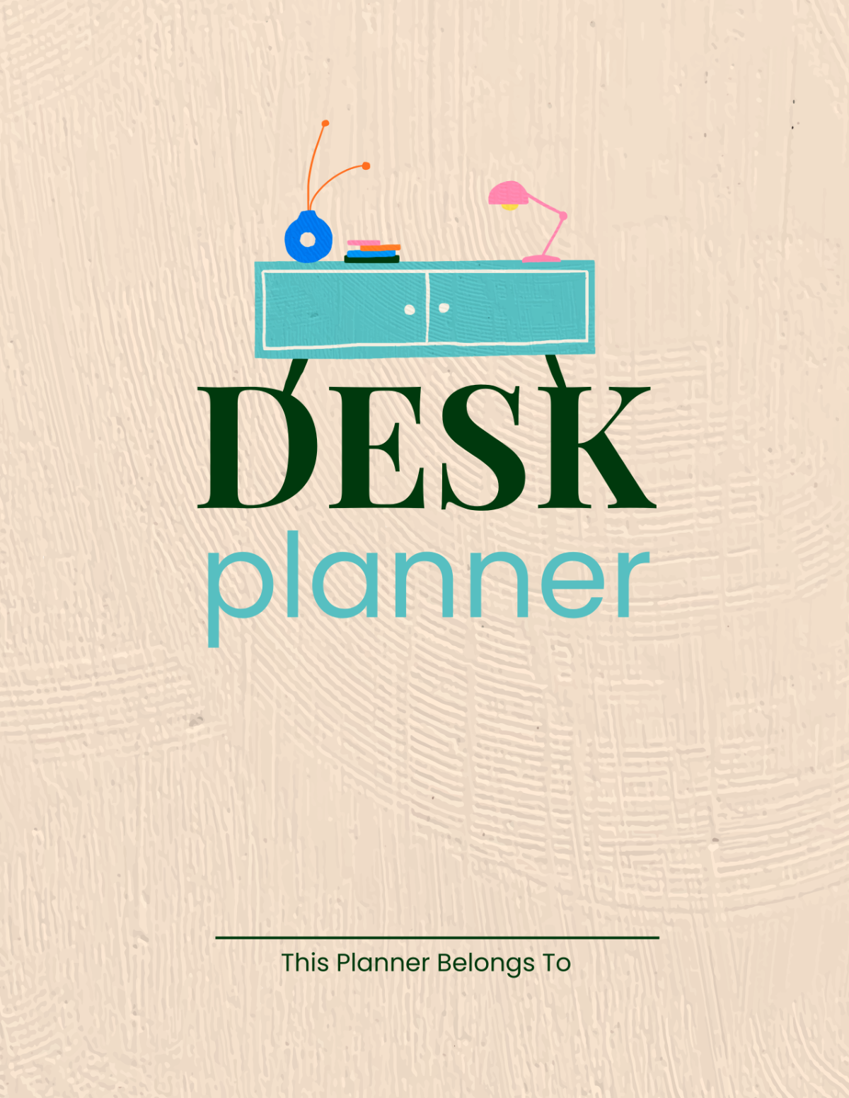 Desk Planner Template