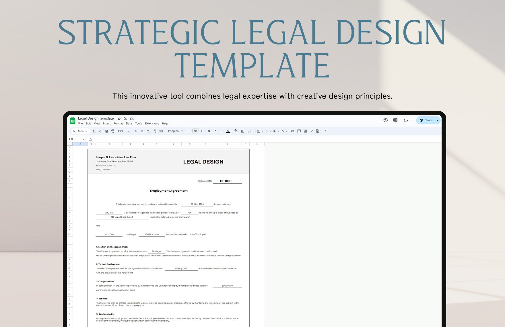 Legal Design Template