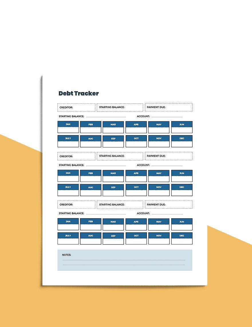 Simple Financial Planner Template