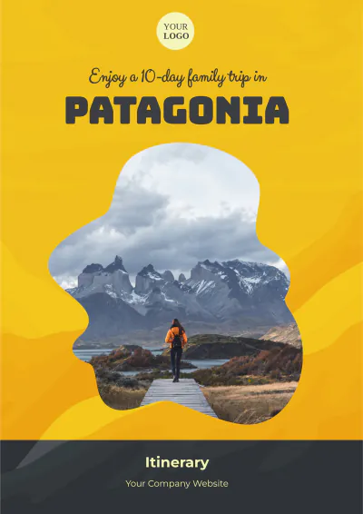Free 10 Day Patagonia Itinerary Template to Edit Online