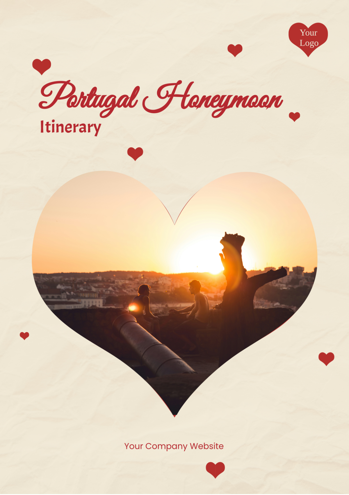 Portugal Honeymoon Itinerary Template - Edit Online & Download