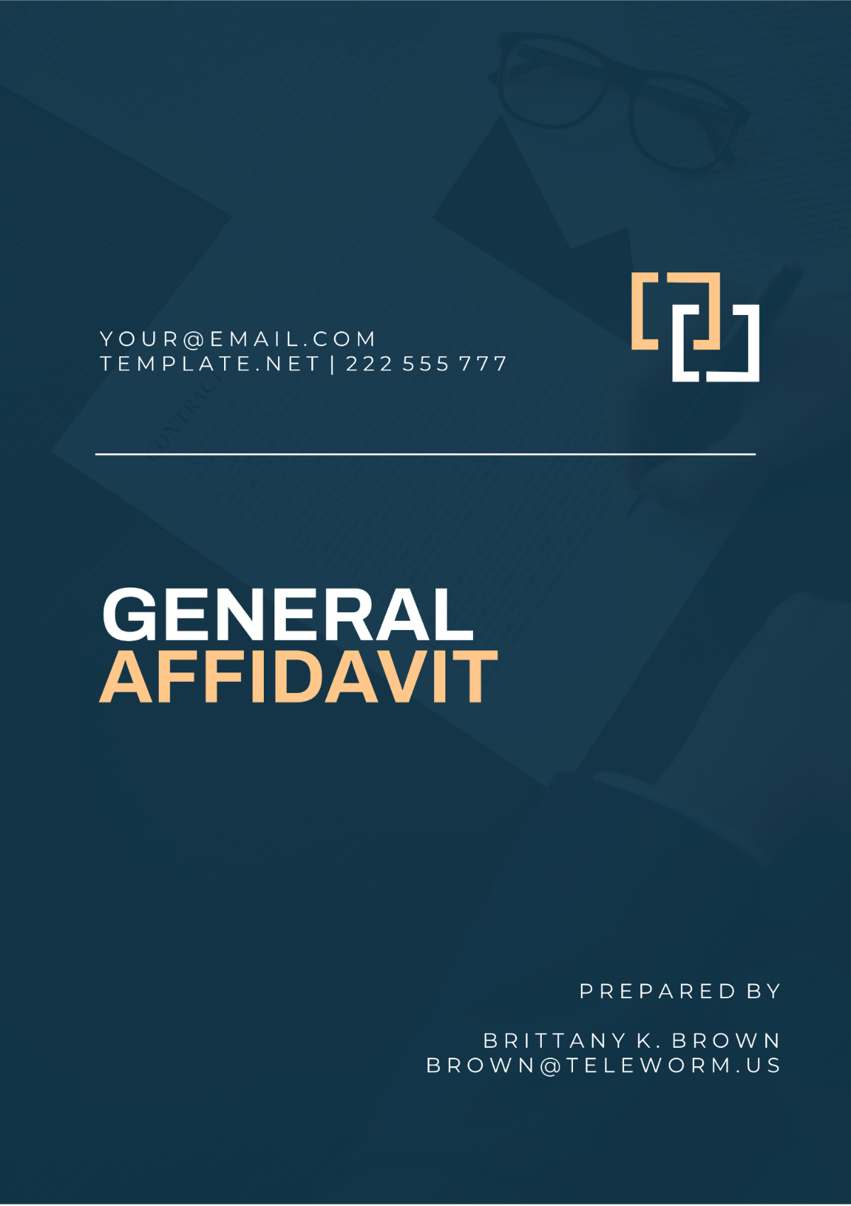 Nevada General Affidavit Template - Edit Online & Download