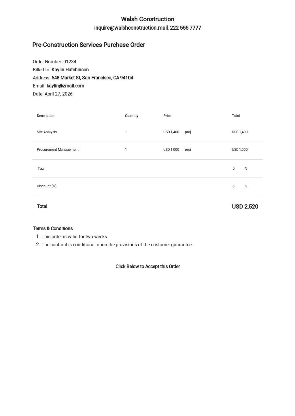 Free Construction Purchase Order Template.jpe
