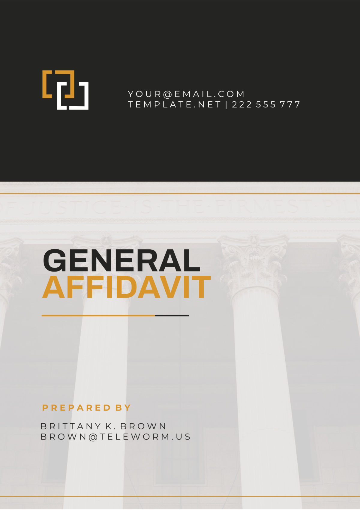 Vermont General Affidavit Template - Edit Online & Download