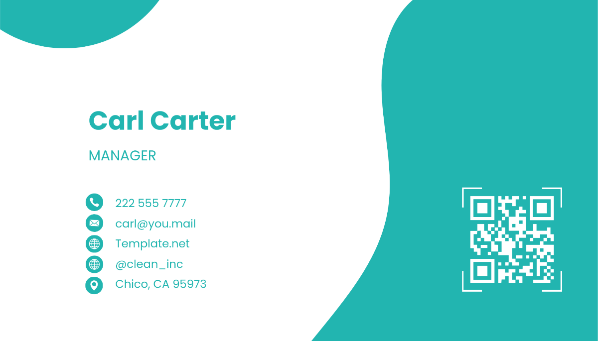 Free Deep Cleaning Technician Business Card Template