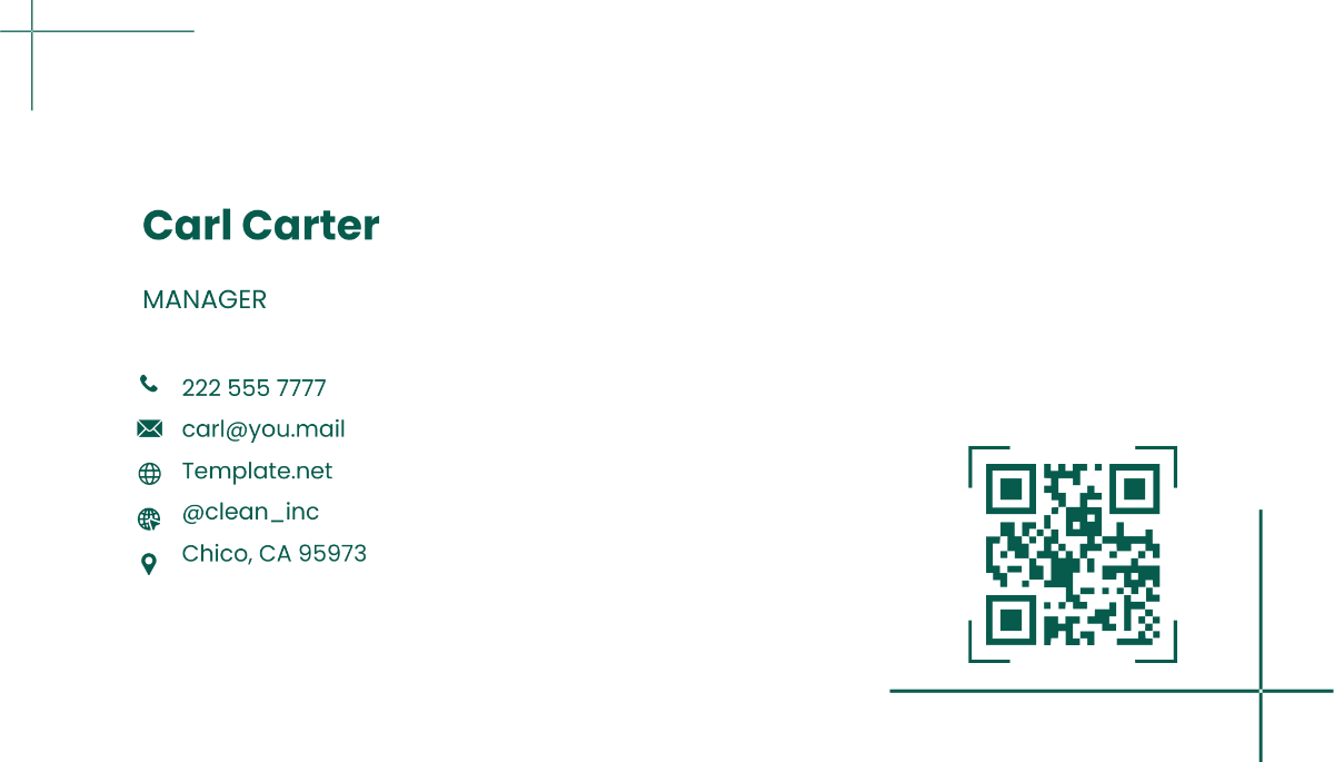 Free Eco-Friendly Cleaning Expert Business Card Template