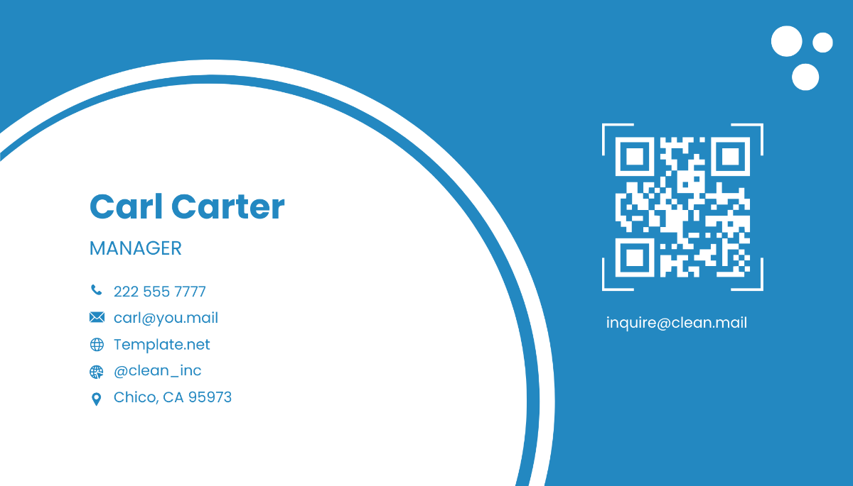 Carpet and Upholstery Cleaner Business Card