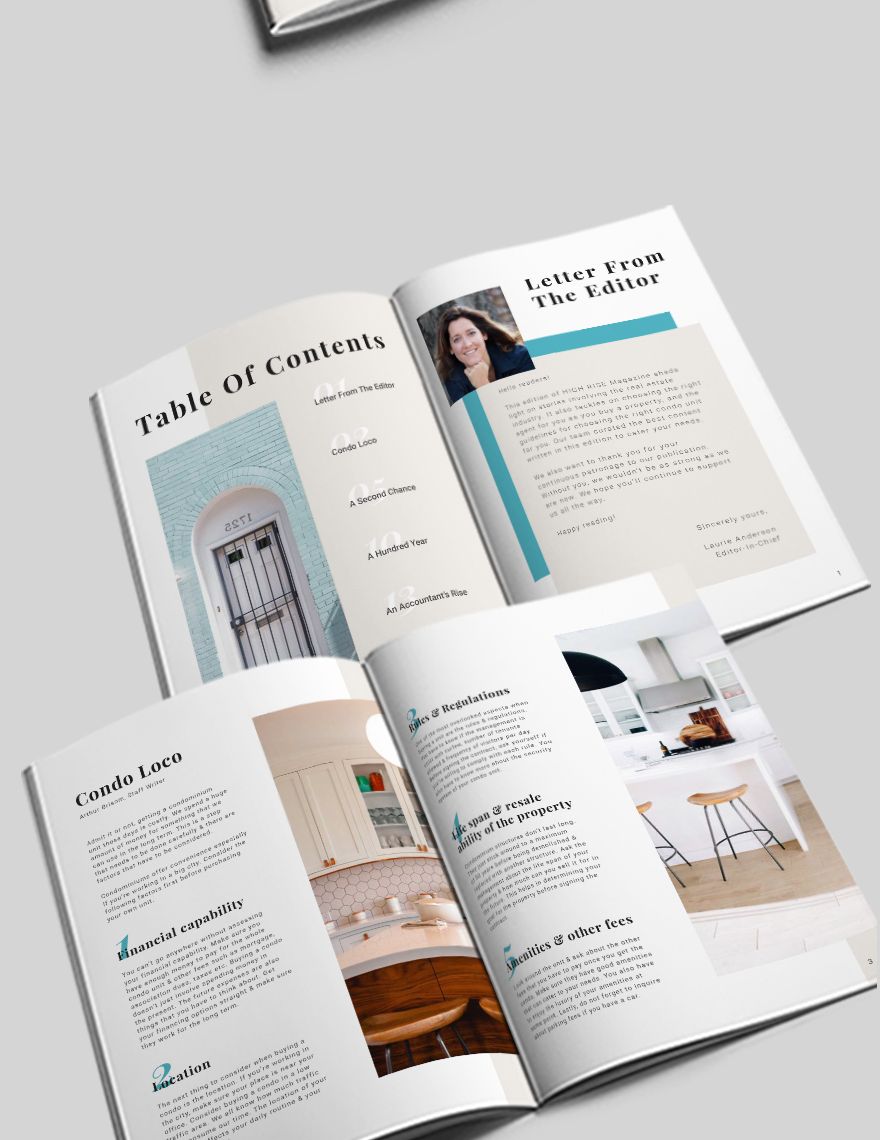 Homes and Lands Magazine Template