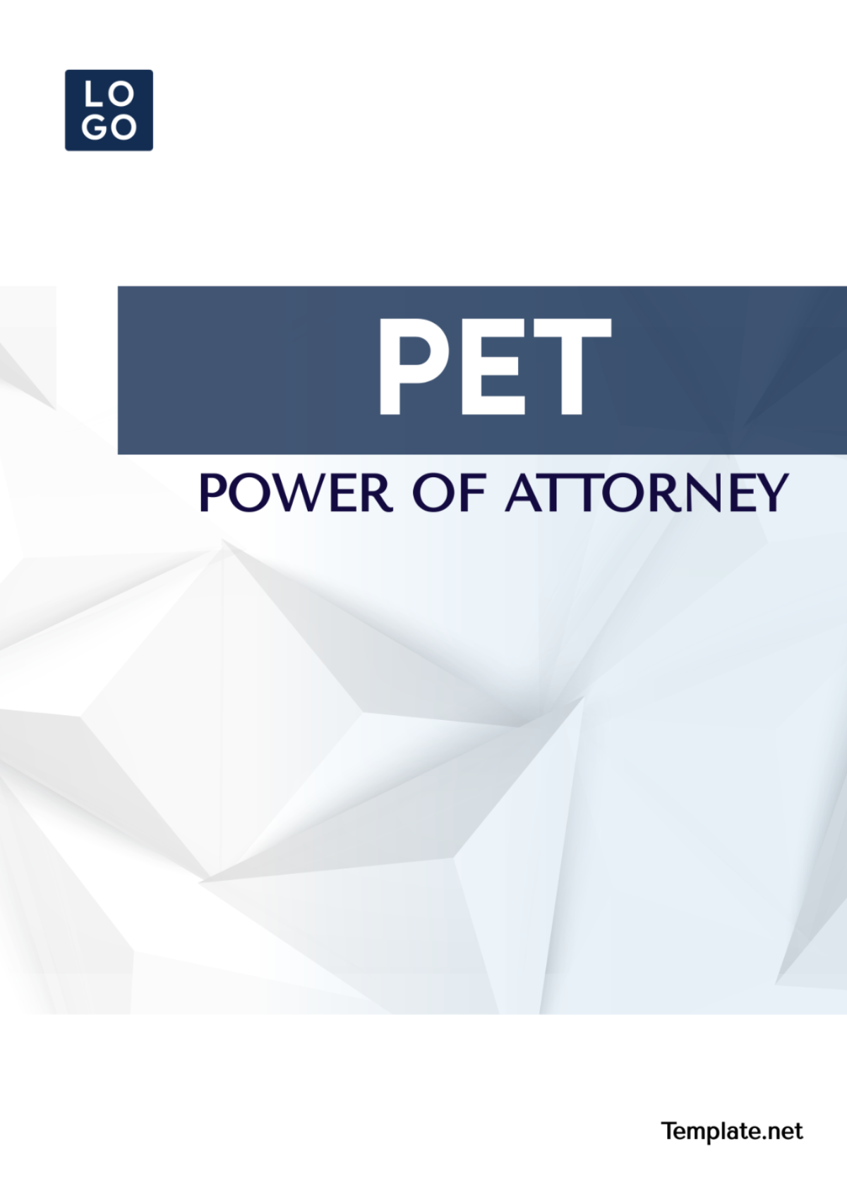 Pet Power of Attorney Template