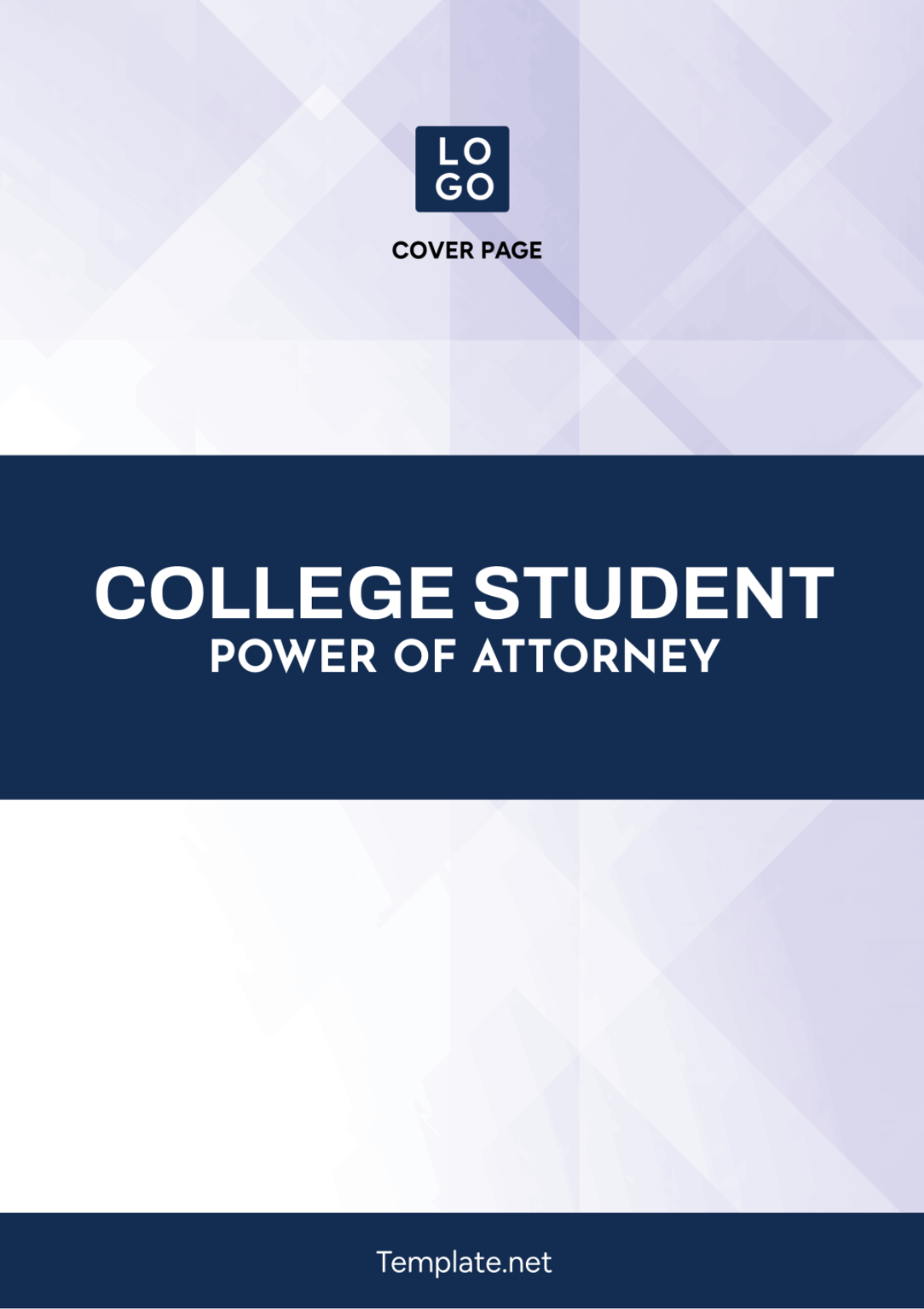 College Student Power of Attorney Template