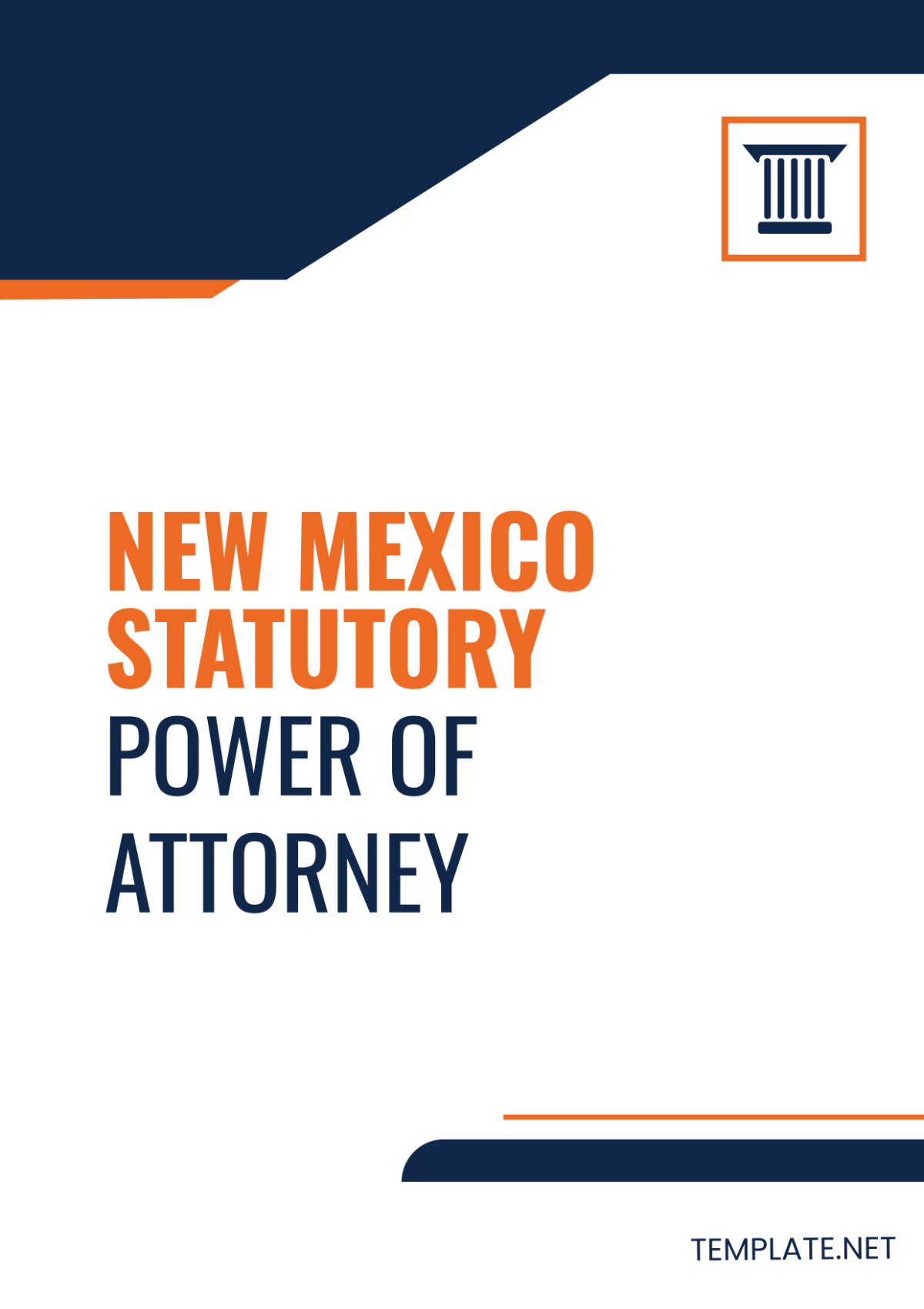 New Mexico Statutory Power of Attorney Template