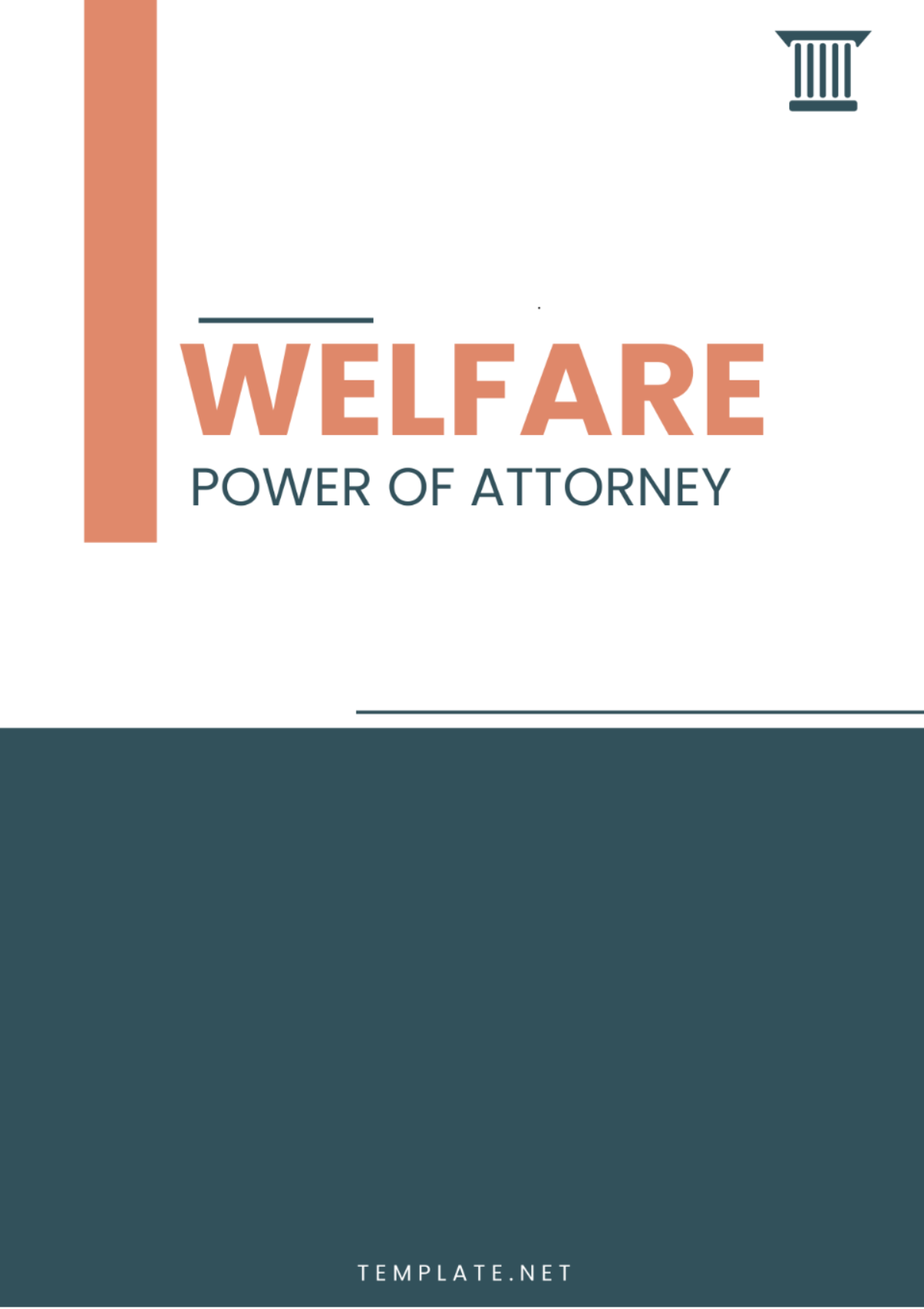 Welfare Power of Attorney Template