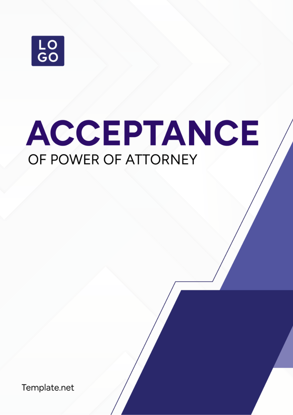 Acceptance Of Power of Attorney Template - Edit Online & Download