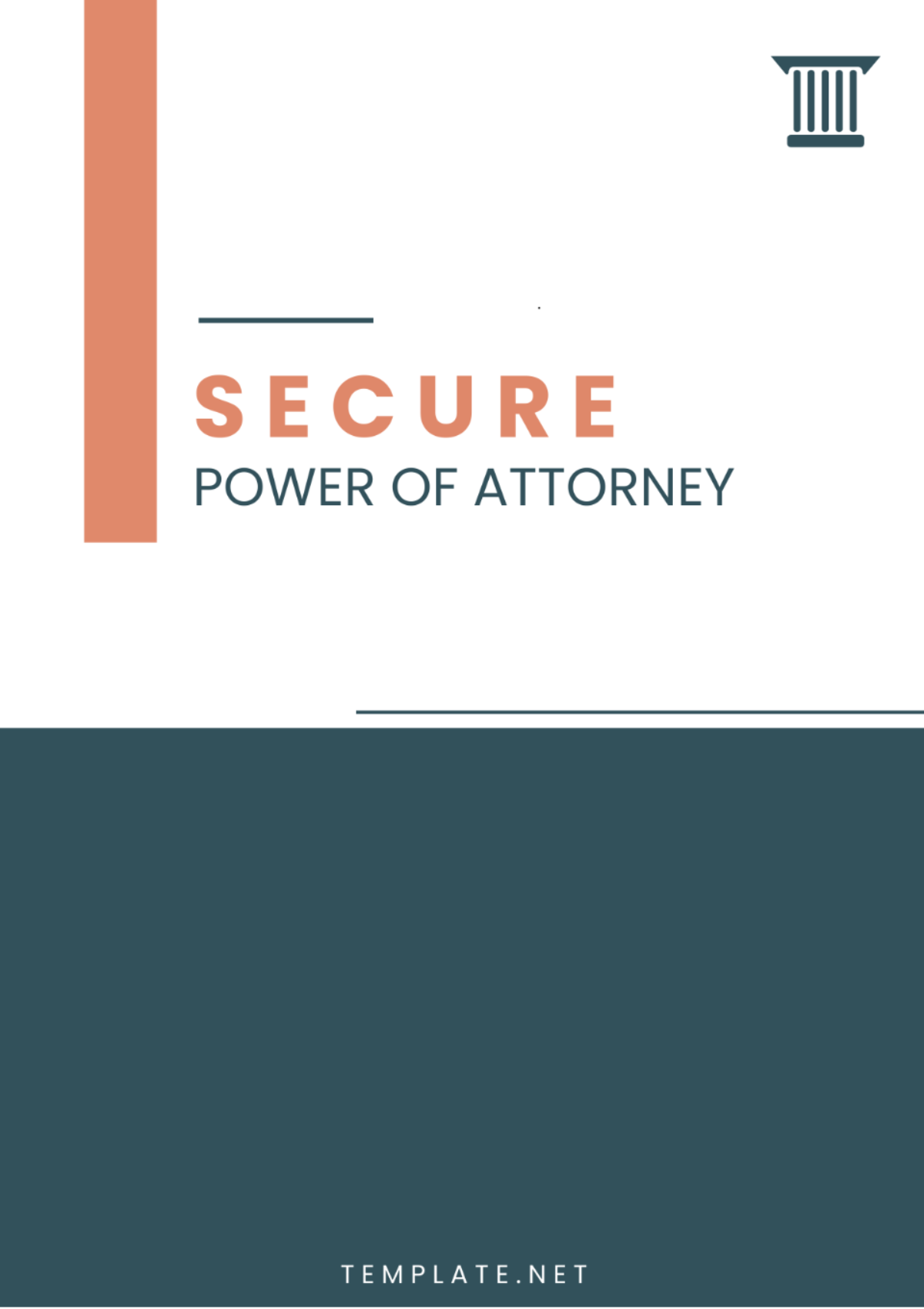 Secure Power of Attorney Template