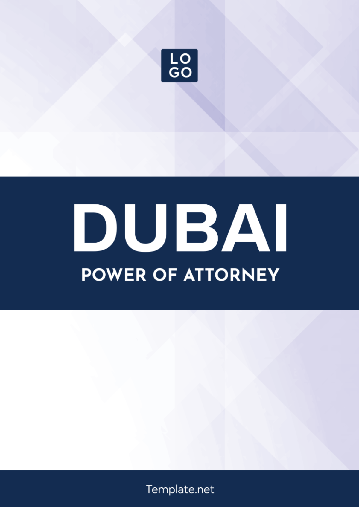 Dubai Power of Attorney Template