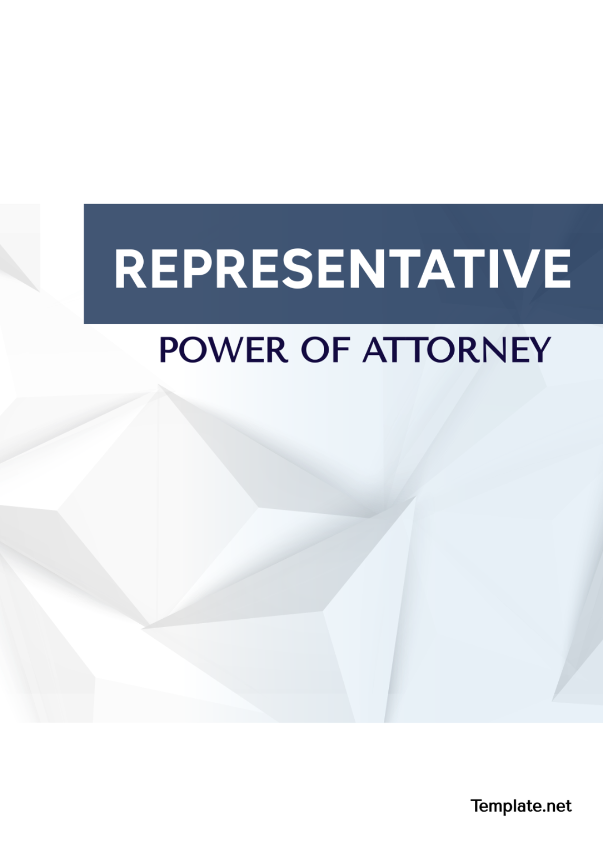 Representative Power of Attorney Template