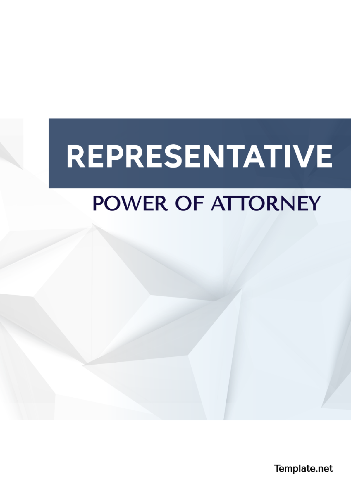 Representative Power of Attorney Template - Edit Online & Download