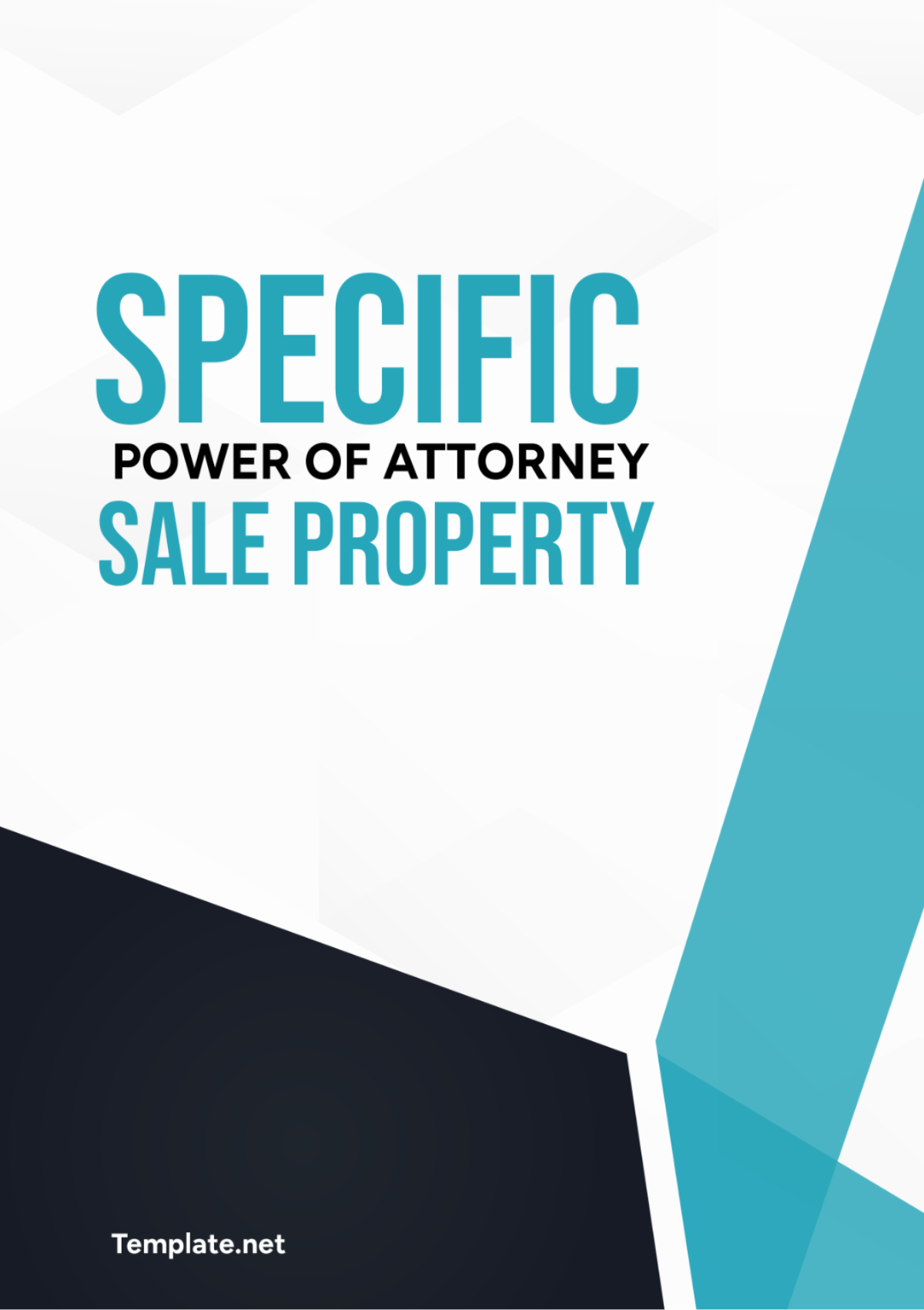 Specific Power of Attorney For Sale Of Property Template