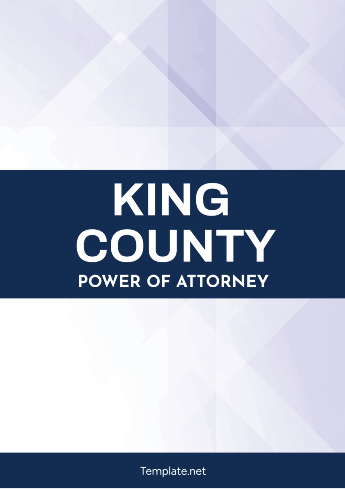 King County Power of Attorney Template - Edit Online & Download