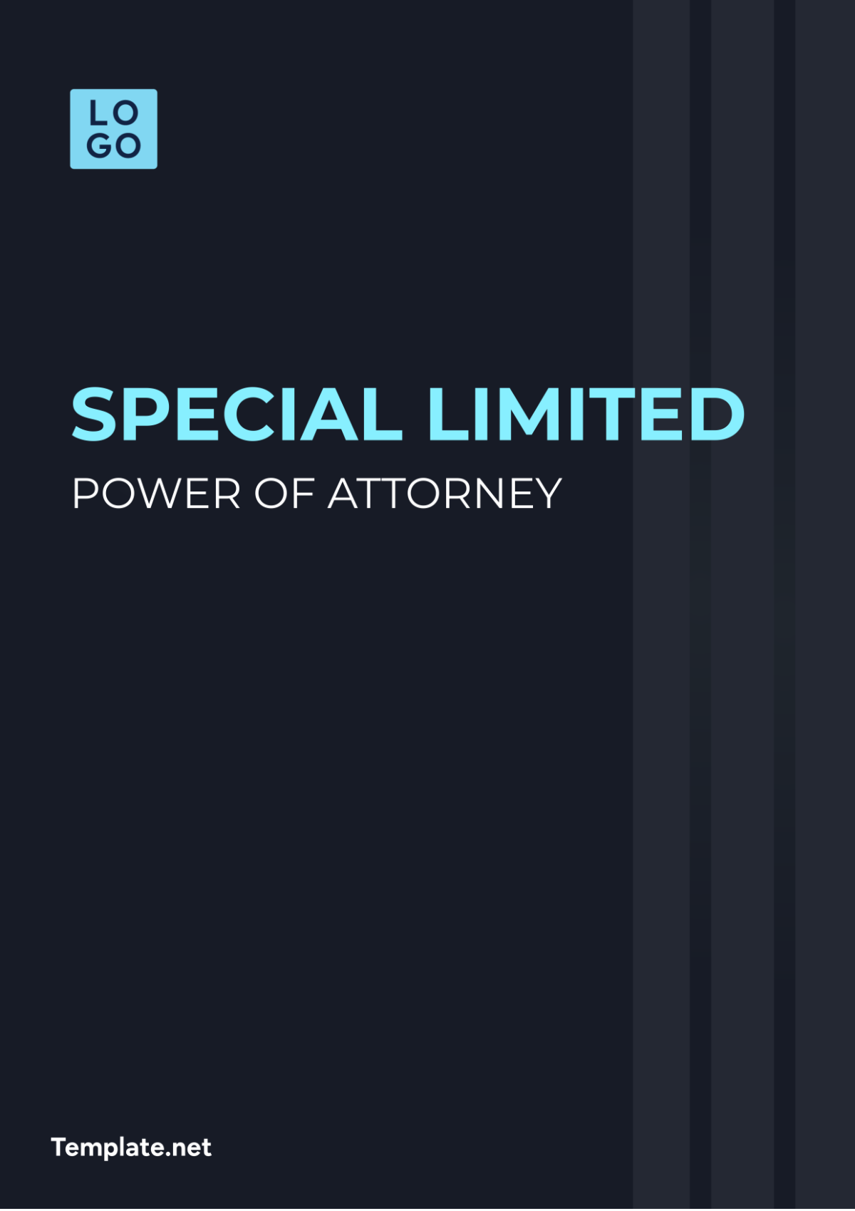 Special Limited Power of Attorney Template