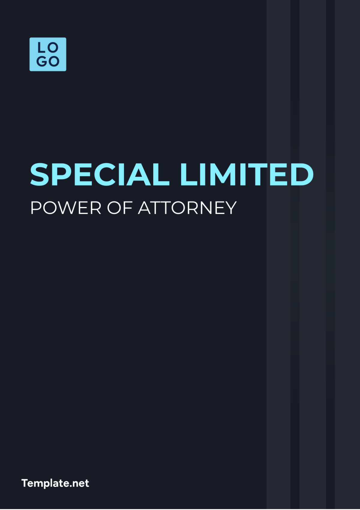 Special Limited Power of Attorney Template - Edit Online & Download