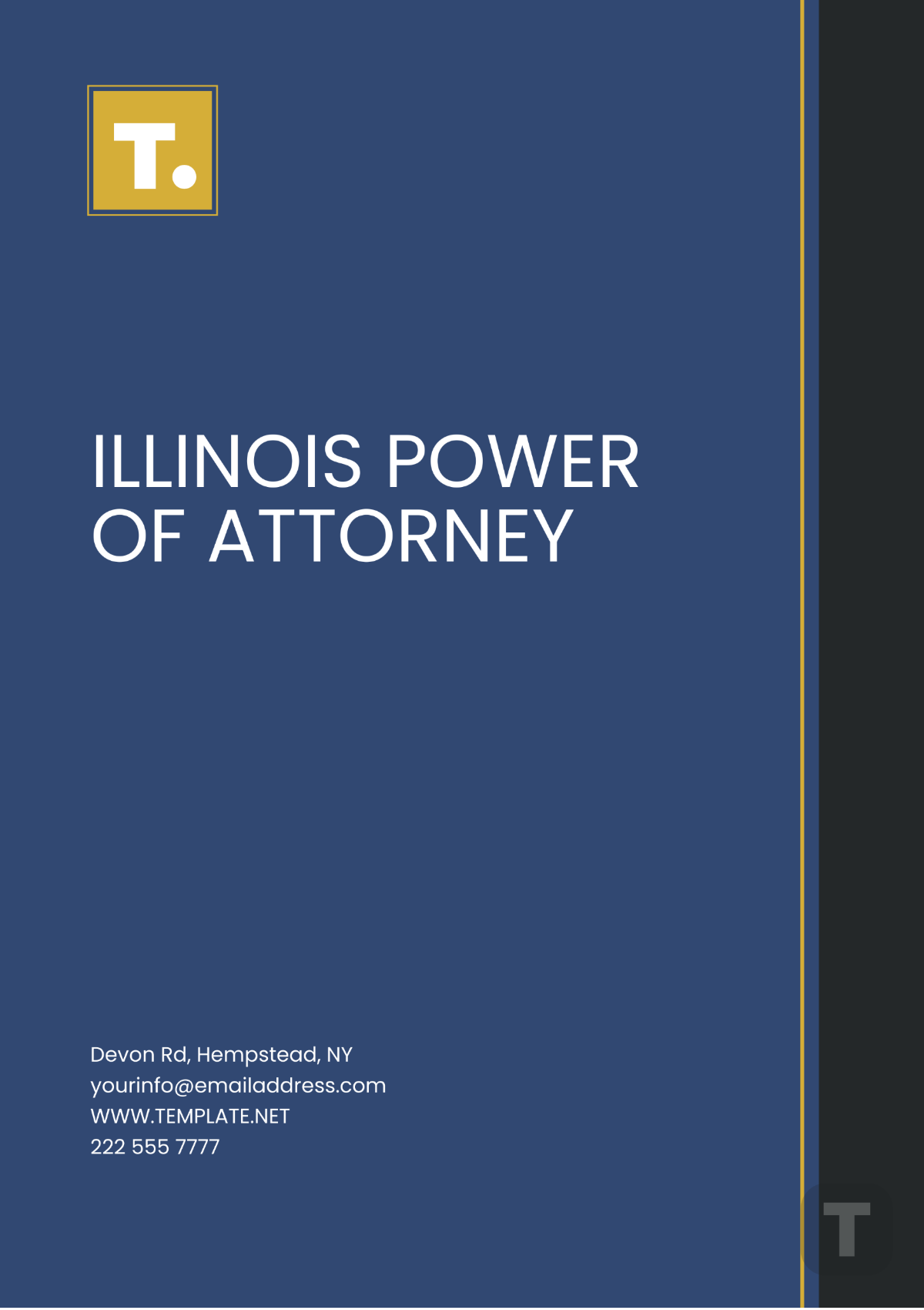 Illinois Power of Attorney Template