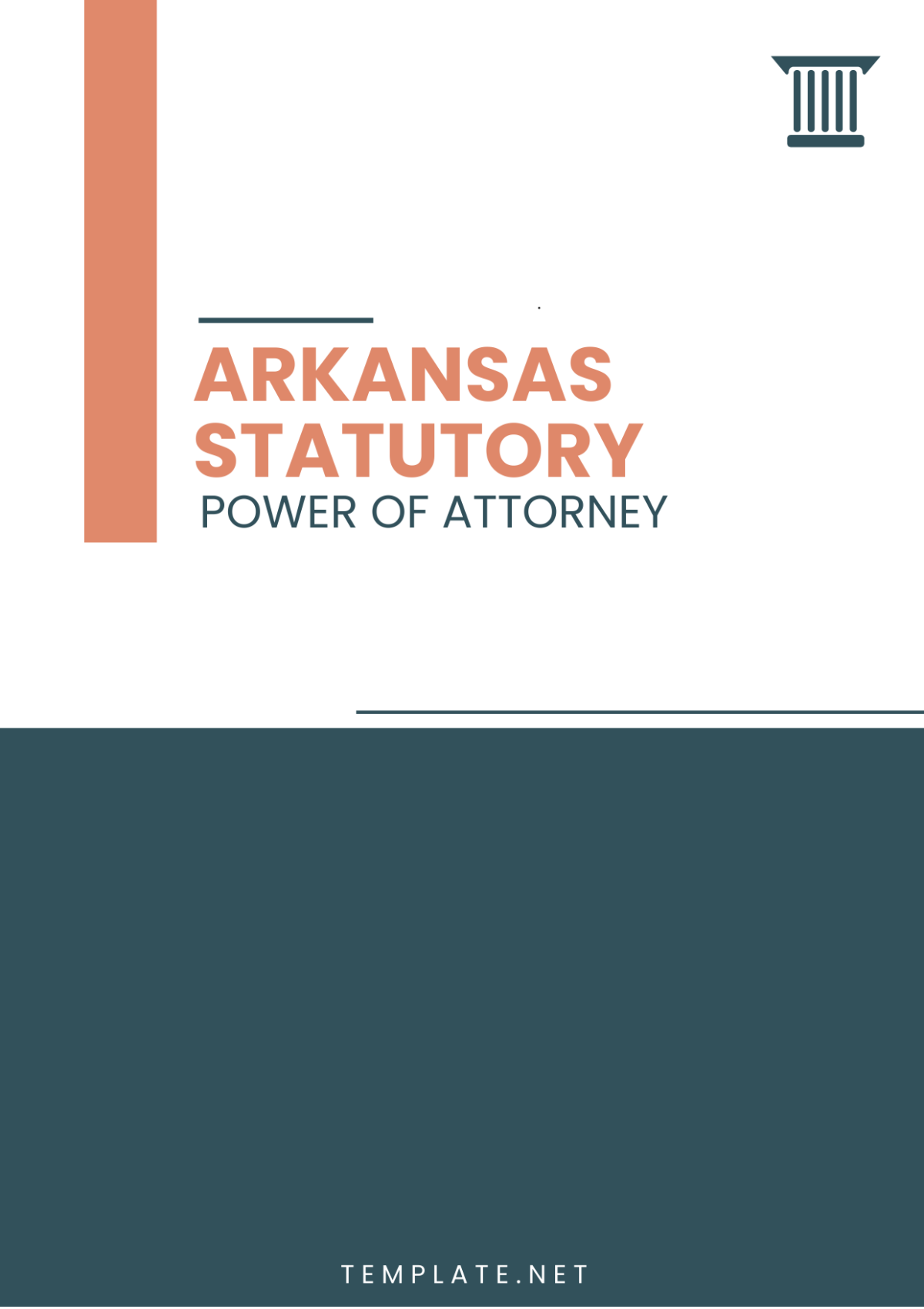 Arkansas Statutory Power of Attorney Template