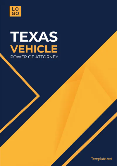 Free Texas Vehicle Power of Attorney Template to Edit Online