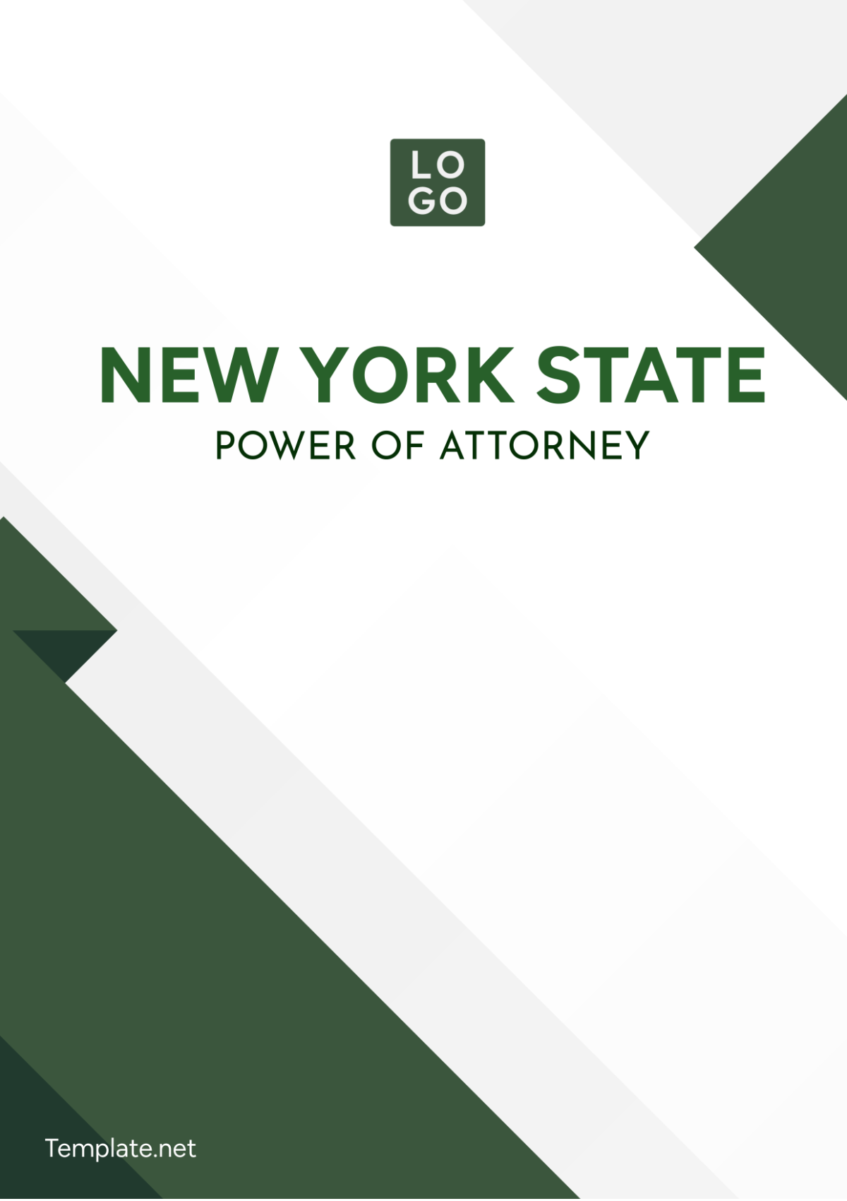New York State Power of Attorney Template