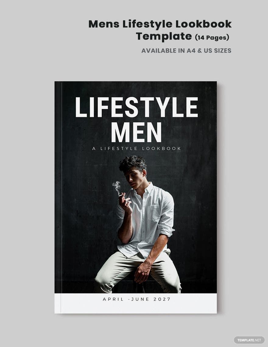 Men's Lifestyle Lookbook Template
