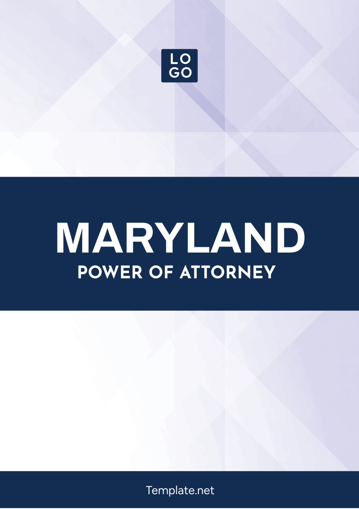 Maryland Power of Attorney Template