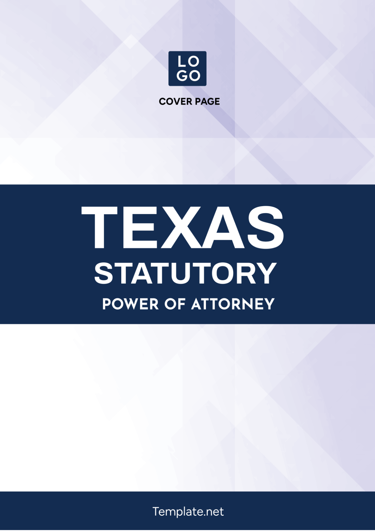 Texas Statutory Power of Attorney Template
