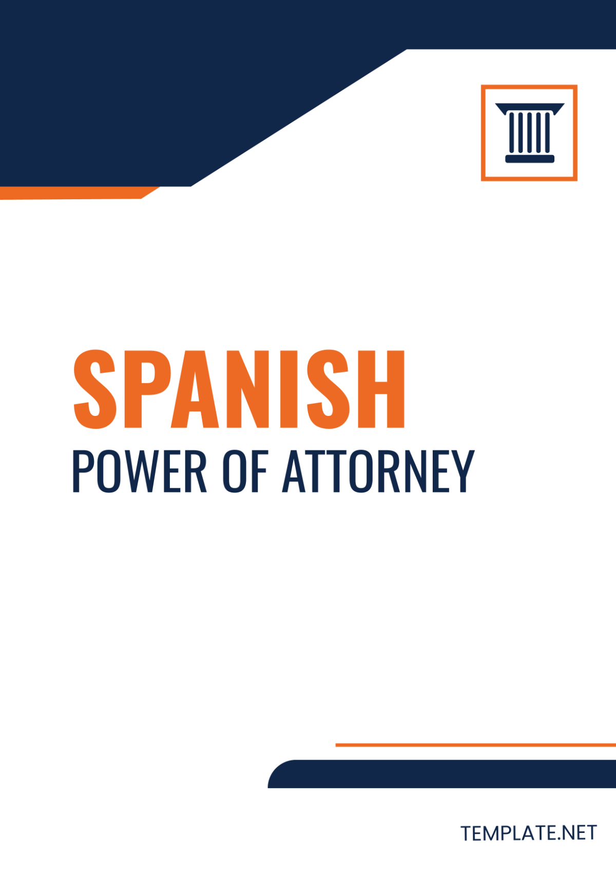 Spanish Power of Attorney Template