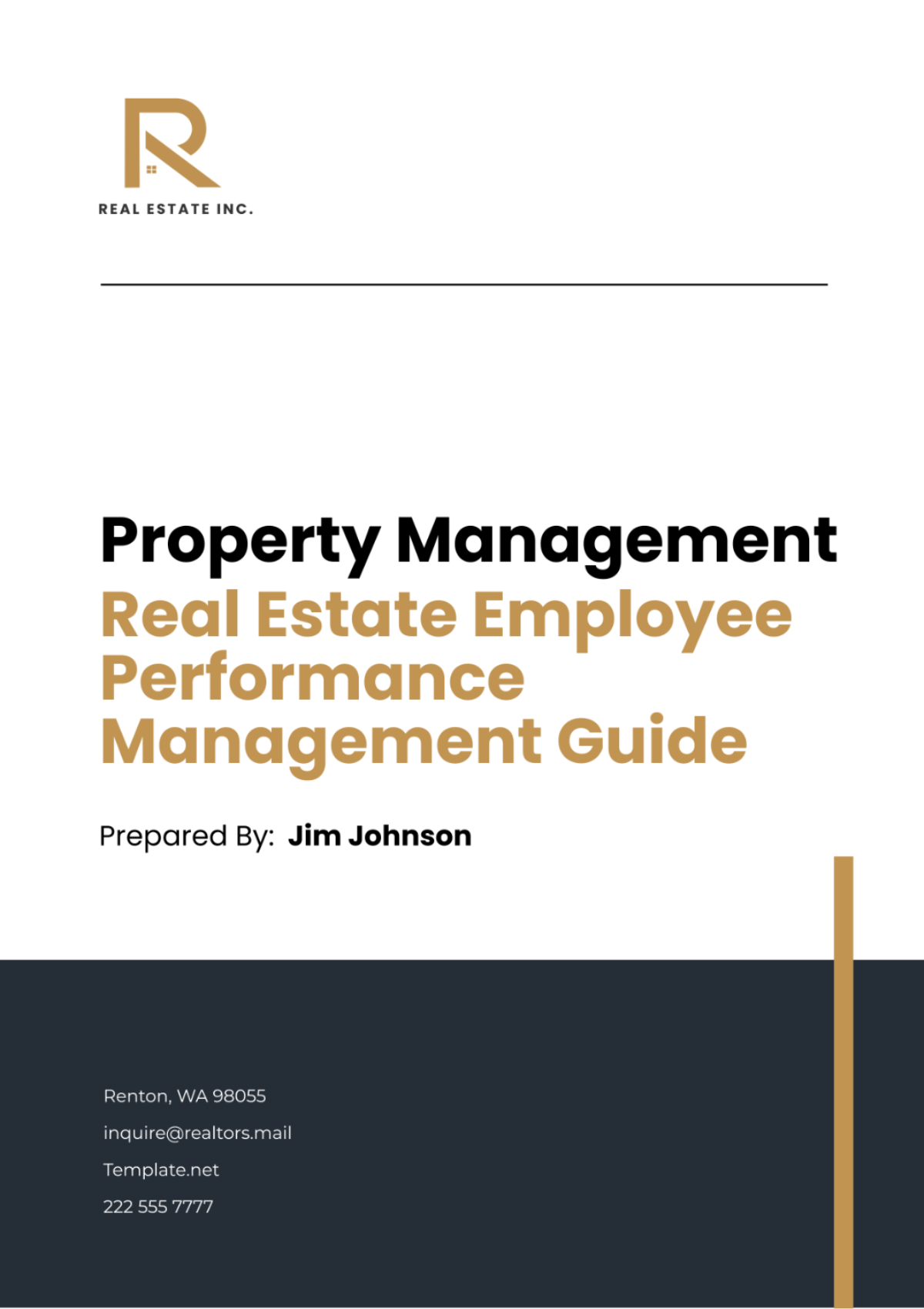 Free Real Estate Employee Performance Management Guide Template