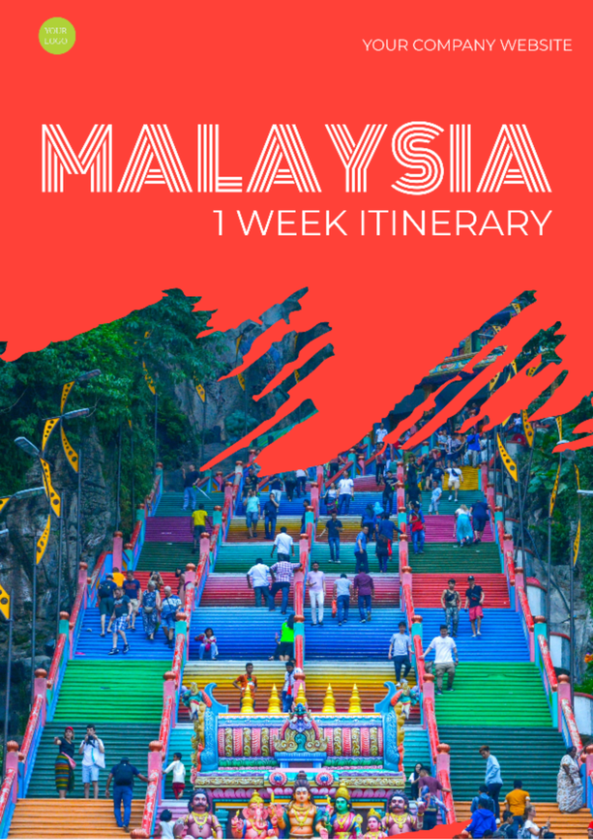 1 Week Malaysia Itinerary Template - Edit Online & Download