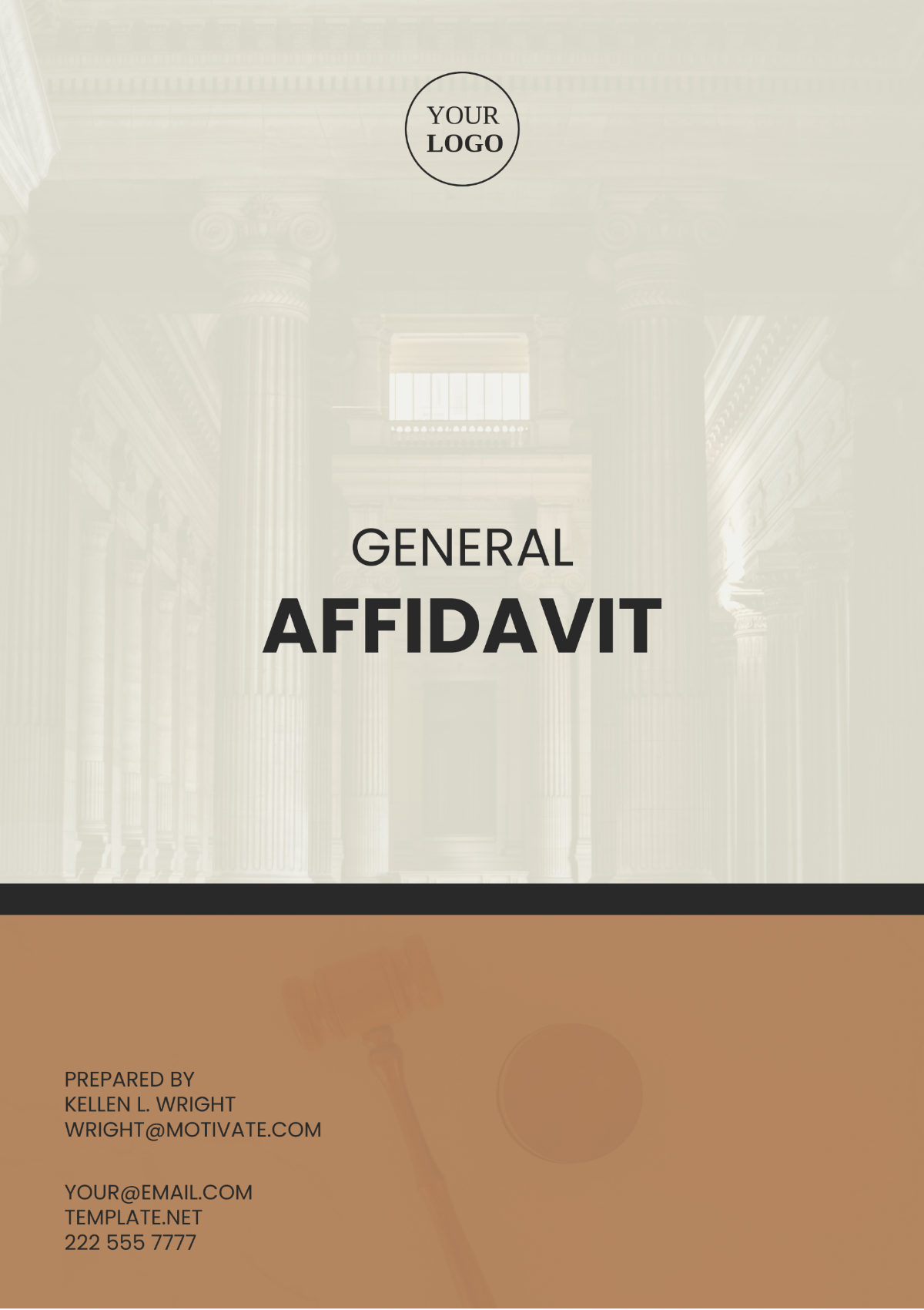 Ohio General Affidavit Template - Edit Online & Download