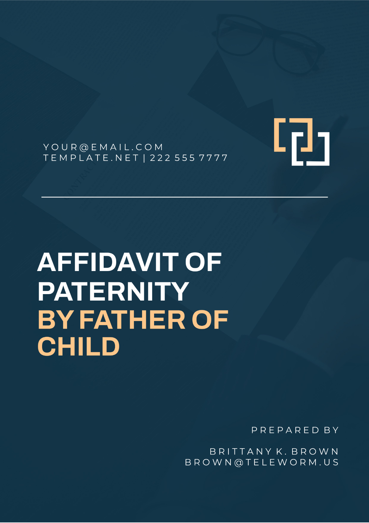 Affidavit Of Paternity By Father Of Child Template - Edit Online & Download