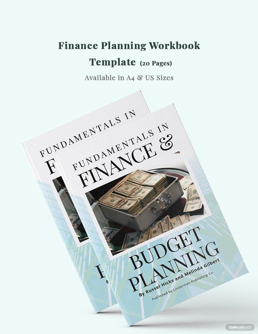 Finance Planning Workbook Template