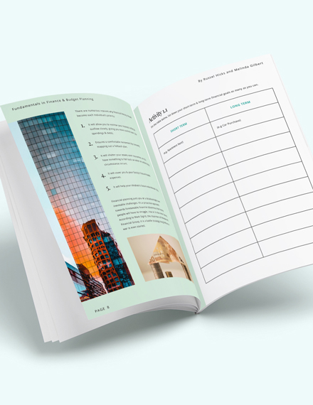 Finance Planning Workbook Download