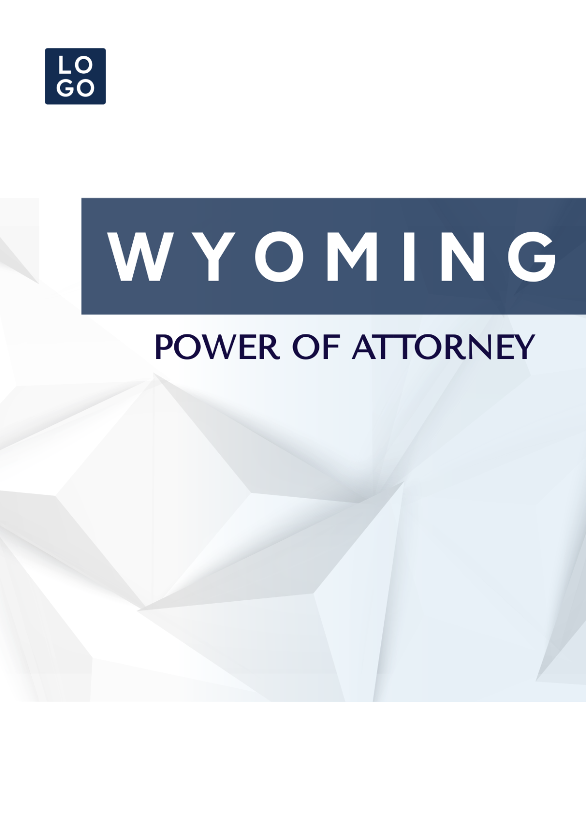 Wyoming Power of Attorney Template