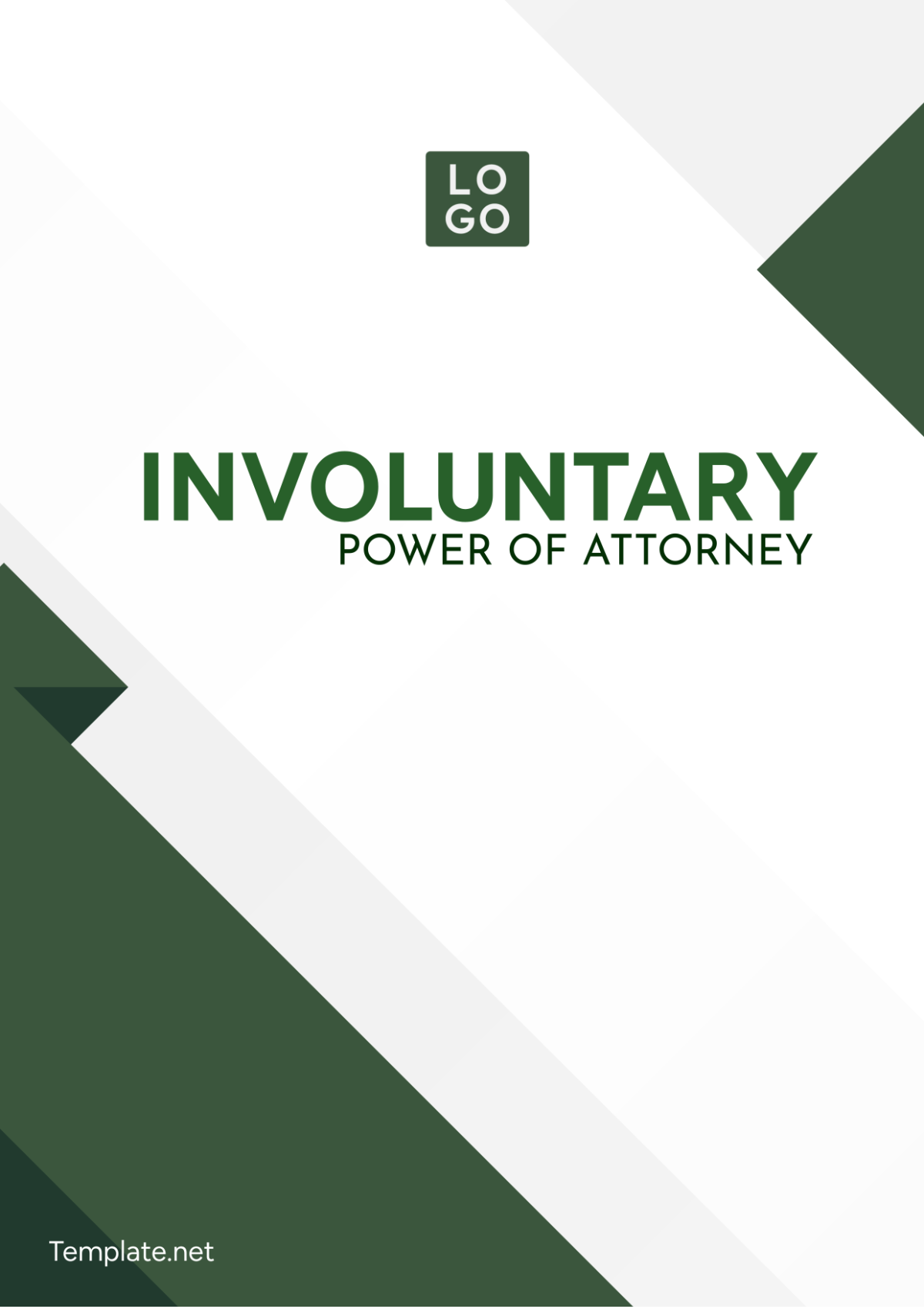 Involuntary Power of Attorney Template