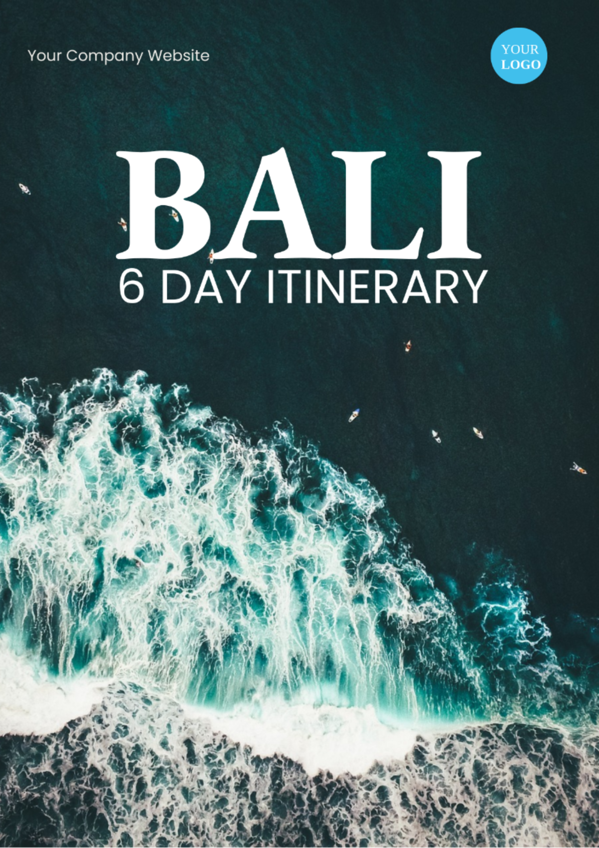 6 Day Bali Itinerary Template - Edit Online & Download