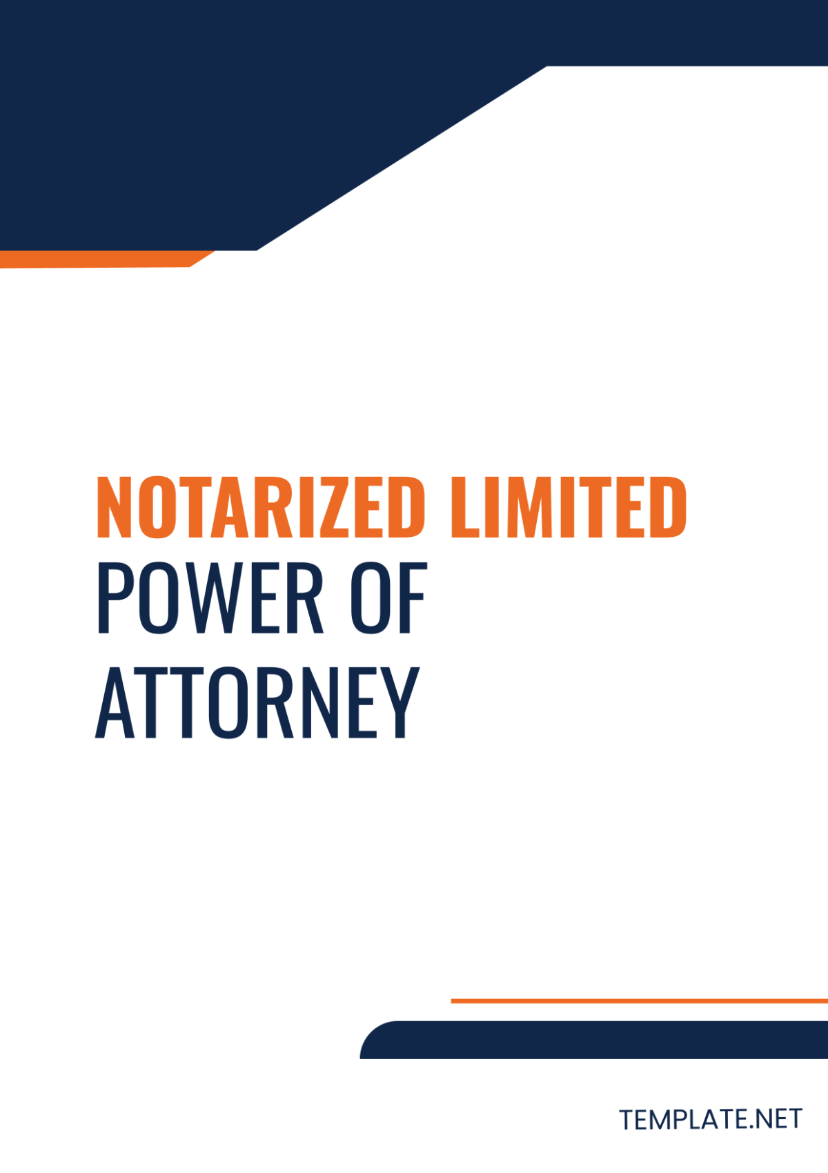 Notarized Limited Power of Attorney Template - Edit Online & Download