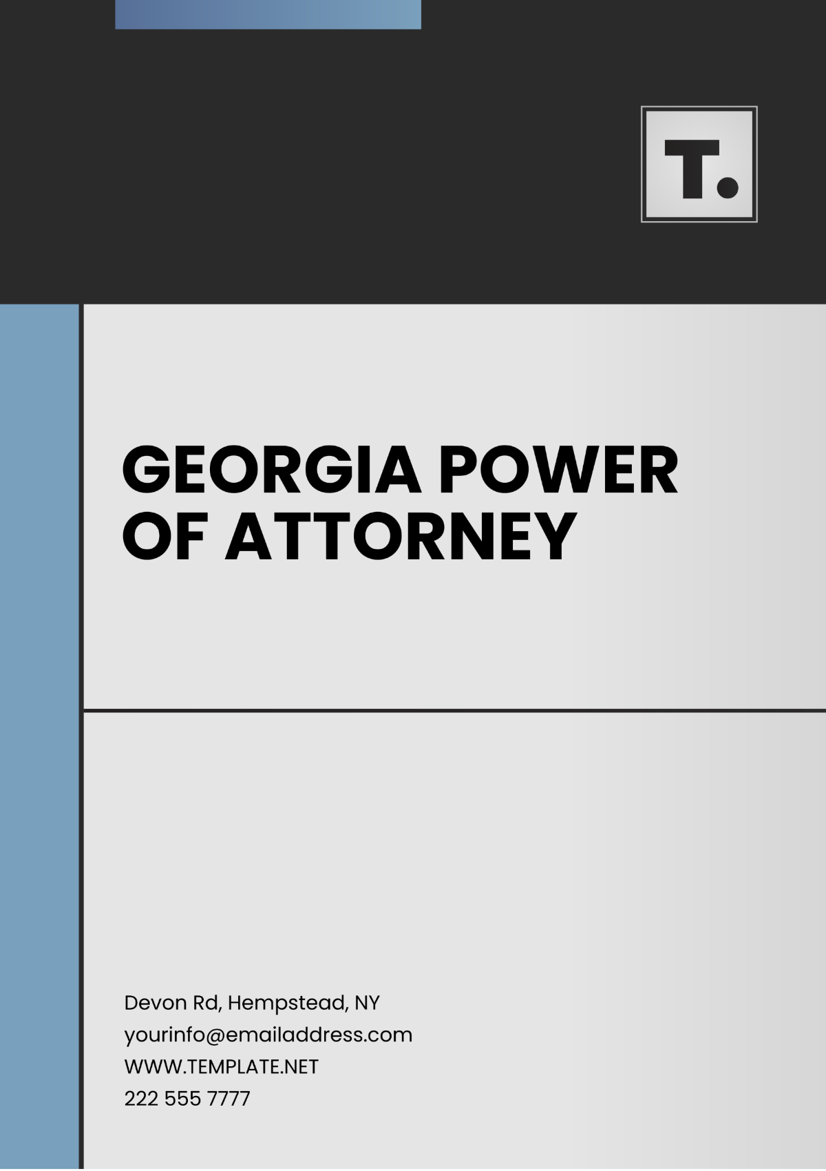 Georgia Power of Attorney Template