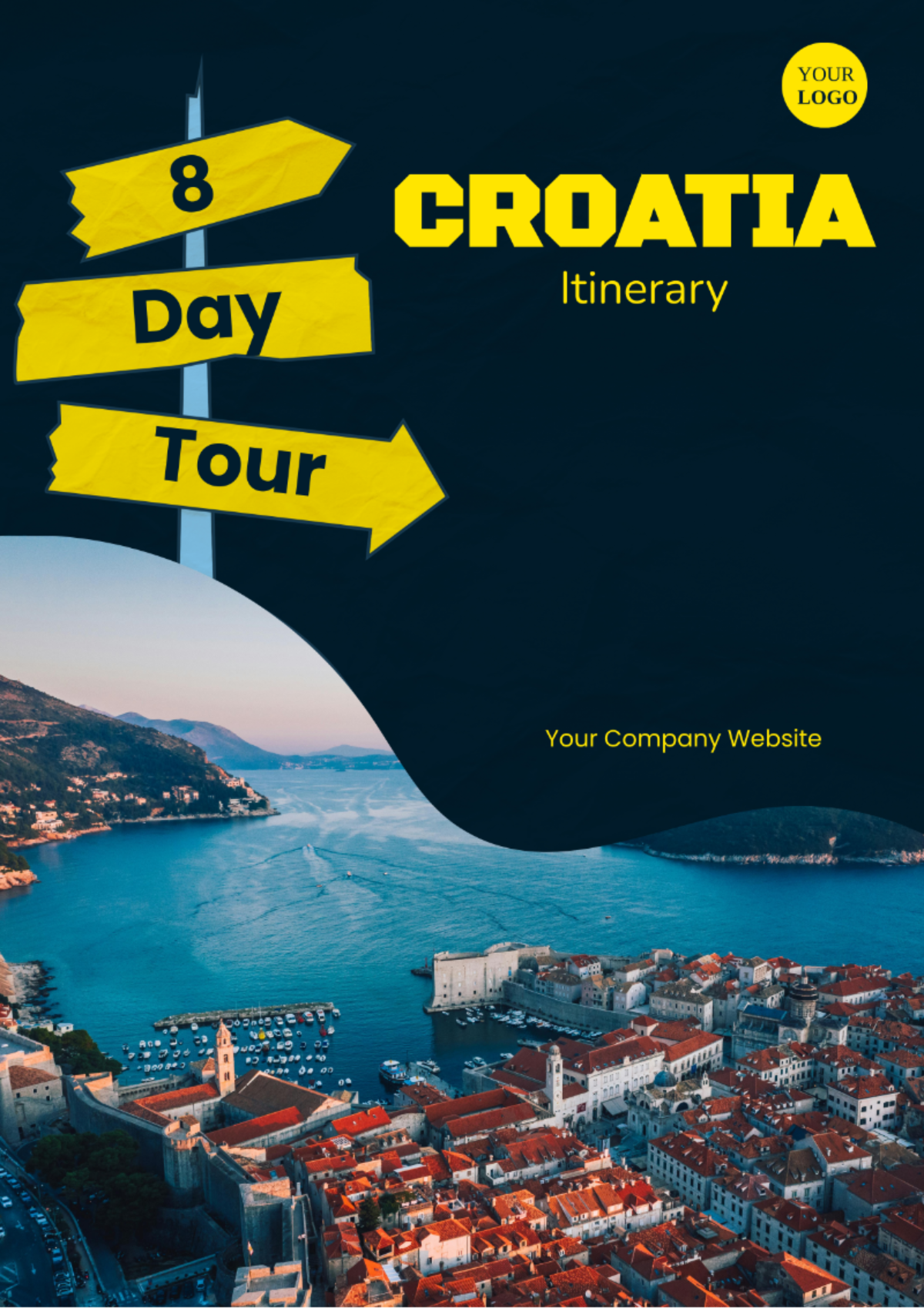 8 Day Croatia Itinerary Template - Edit Online & Download